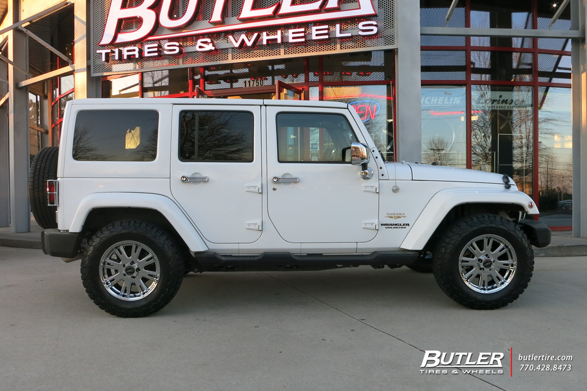 photo 2 Jeep Wrangler Unlimited custom wheels American Racing AR708 17x, ET , tire size X R17. x ET