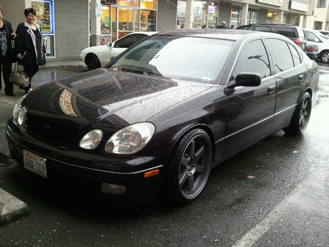 photo 1 Lexus GS 400 custom wheels Volk Racing TE-37 19x9.5, ET +7, tire size 225/35 R19. x ET 