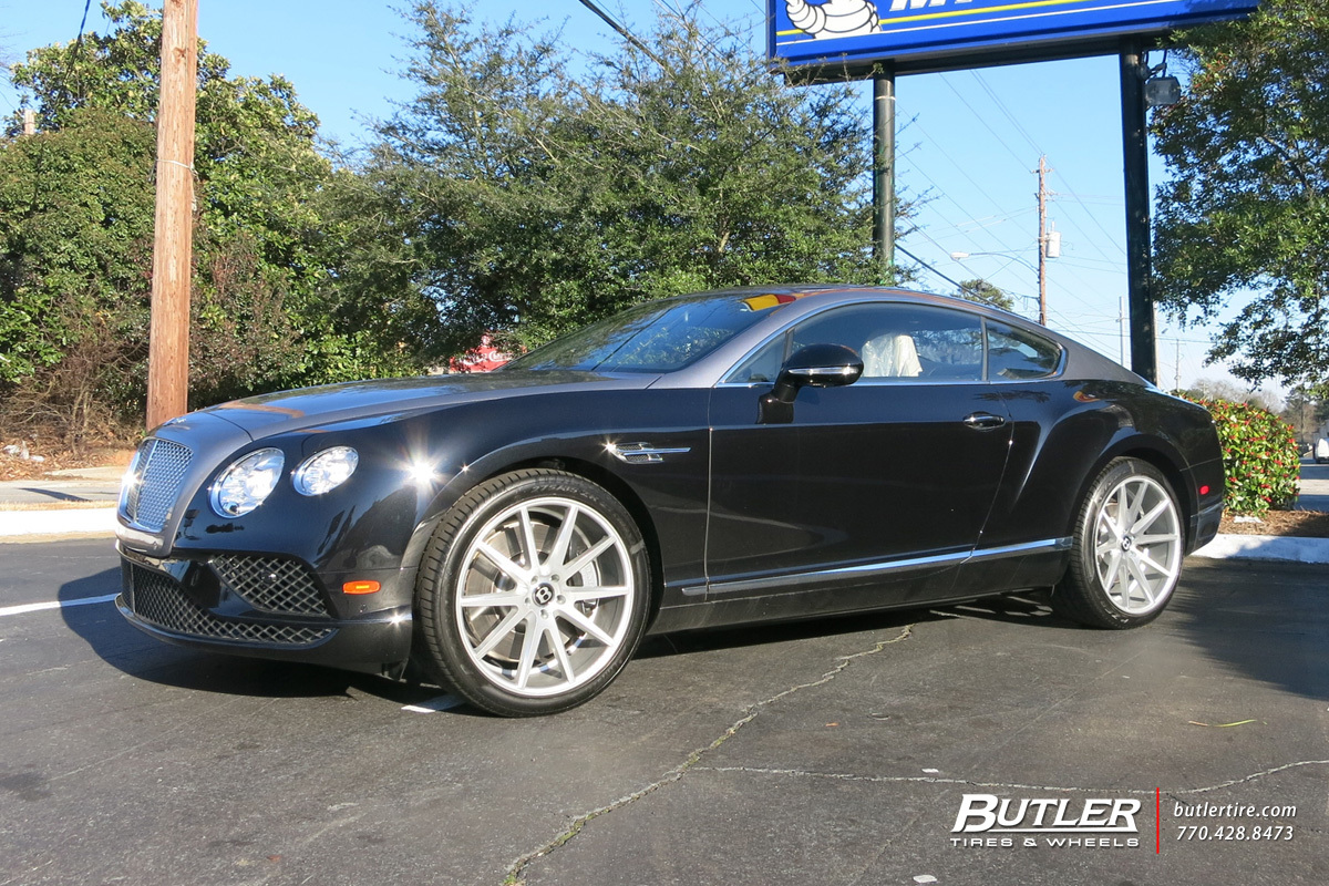 photo 3 Bentley Continental GT custom wheels Vossen VFS1 22x, ET , tire size X R22. x ET 