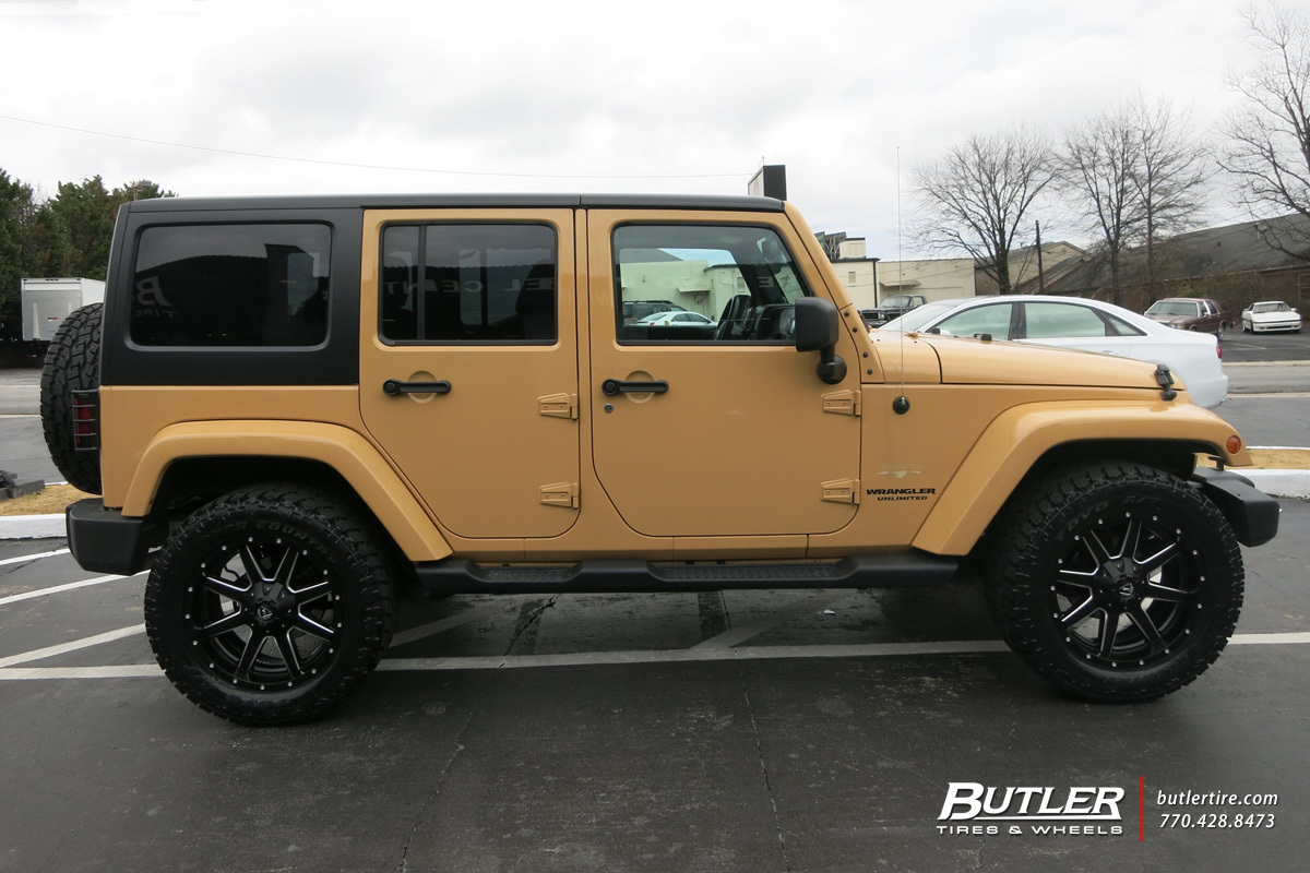 photo 3 Jeep Wrangler Unlimited custom wheels Fuel Maverick 20x, ET , tire size X R20. x ET
