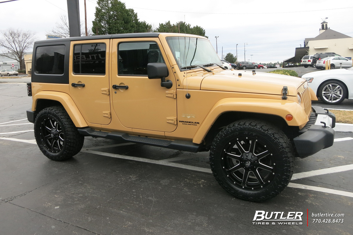 photo 1 Jeep Wrangler Unlimited custom wheels Fuel Maverick 20x, ET , tire size X R20. x ET