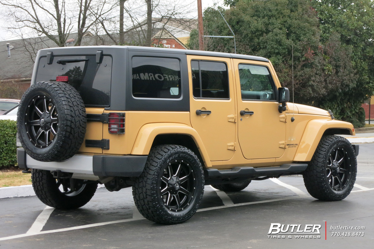 photo 2 Jeep Wrangler Unlimited custom wheels Fuel Maverick 20x, ET , tire size X R20. x ET