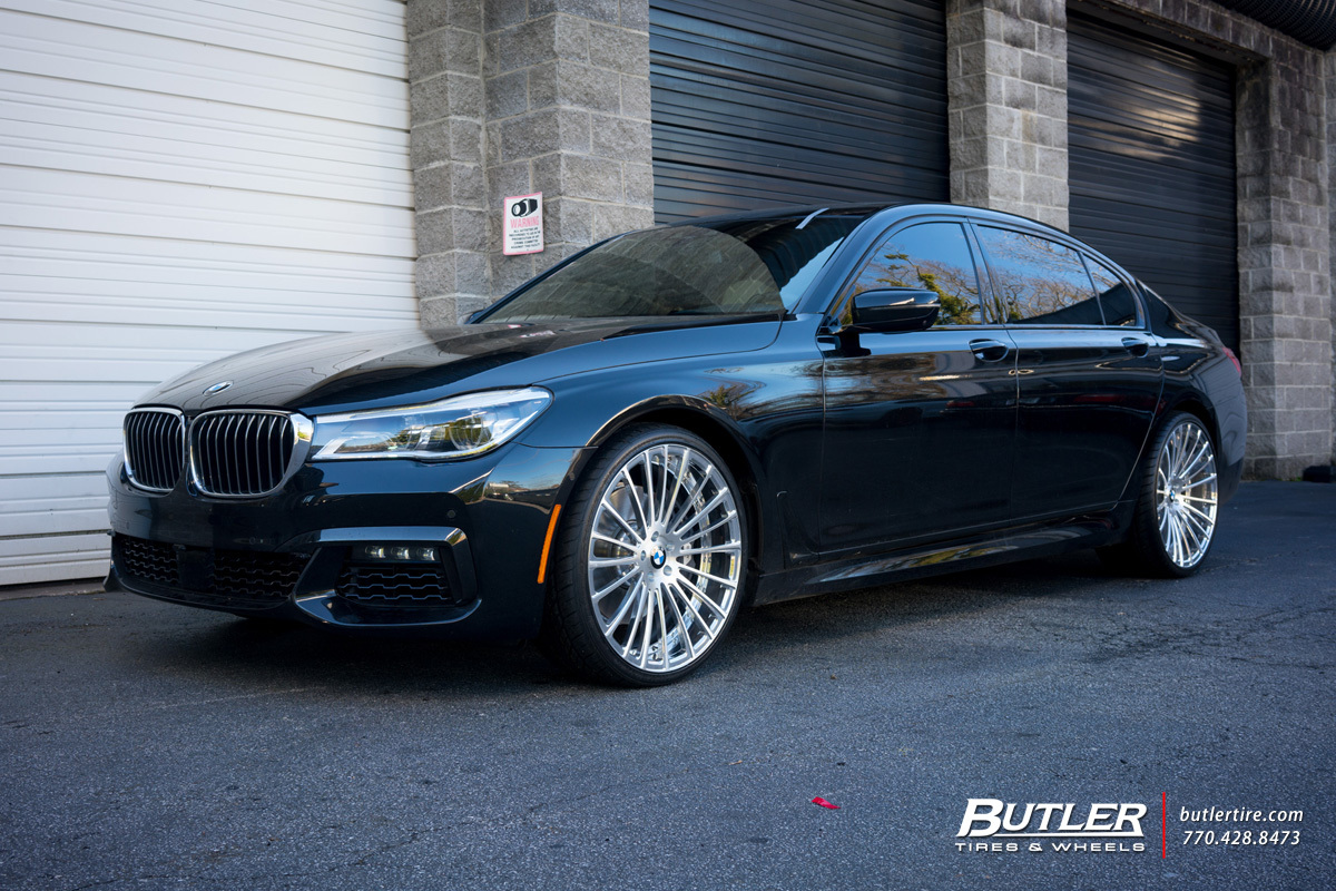 photo 2 BMW 740 custom wheels Savini SV61D 22x, ET , tire size X R22. x ET 
