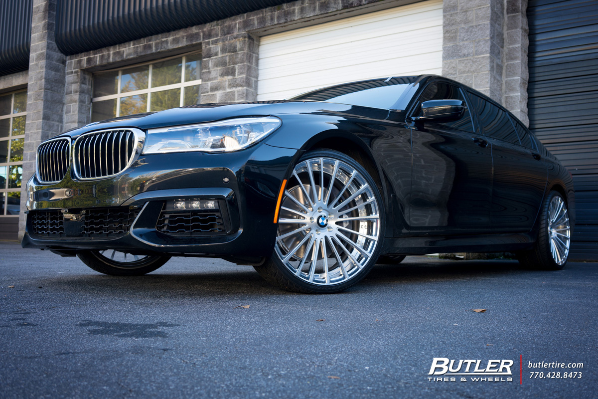 photo 5 BMW 740 custom wheels Savini SV61D 22x, ET , tire size X R22. x ET 