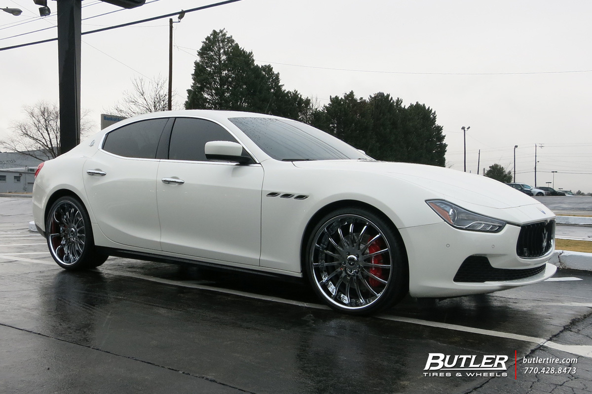 photo 2 Maserati Ghibli custom wheels Savini SV34 22x, ET , tire size X R22. x ET 