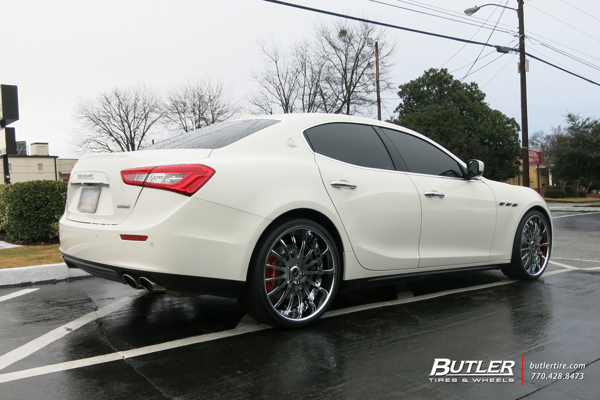 photo 1 Maserati Ghibli custom wheels Savini SV34 22x, ET , tire size X R22. x ET 