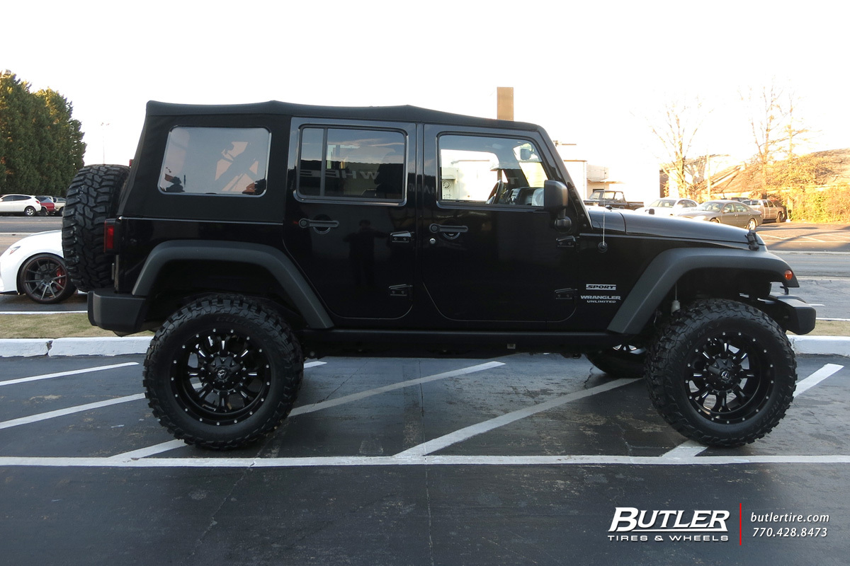 photo 2 Jeep Wrangler Unlimited custom wheels Fuel Krank 20x, ET , tire size X R20. x ET