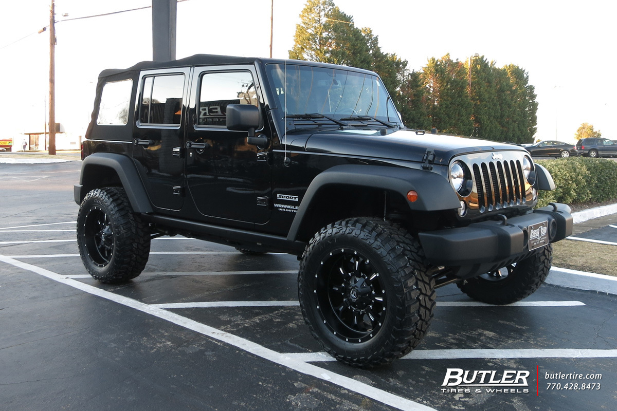 photo 1 Jeep Wrangler Unlimited custom wheels Fuel Krank 20x, ET , tire size X R20. x ET