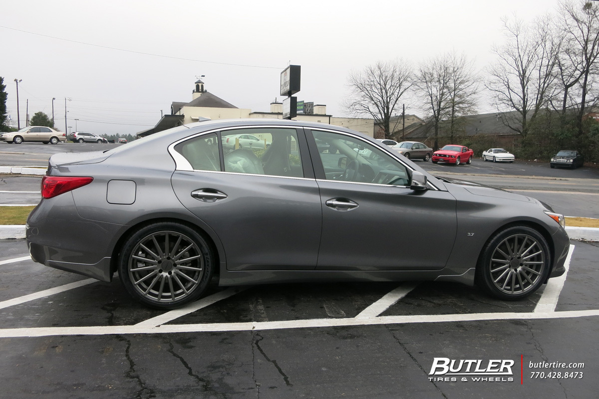 photo 2 Infiniti Q50 custom wheels Vossen VFS2 19x, ET , tire size X R19. x ET