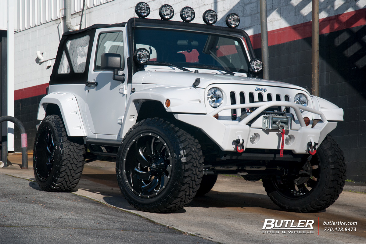 photo 2 Jeep Wrangler custom wheels Fuel Cleaver 22x, ET , tire size X R22. x ET 