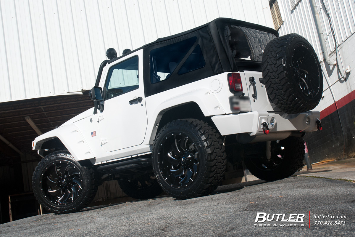 photo 4 Jeep Wrangler custom wheels Fuel Cleaver 22x, ET , tire size X R22. x ET 