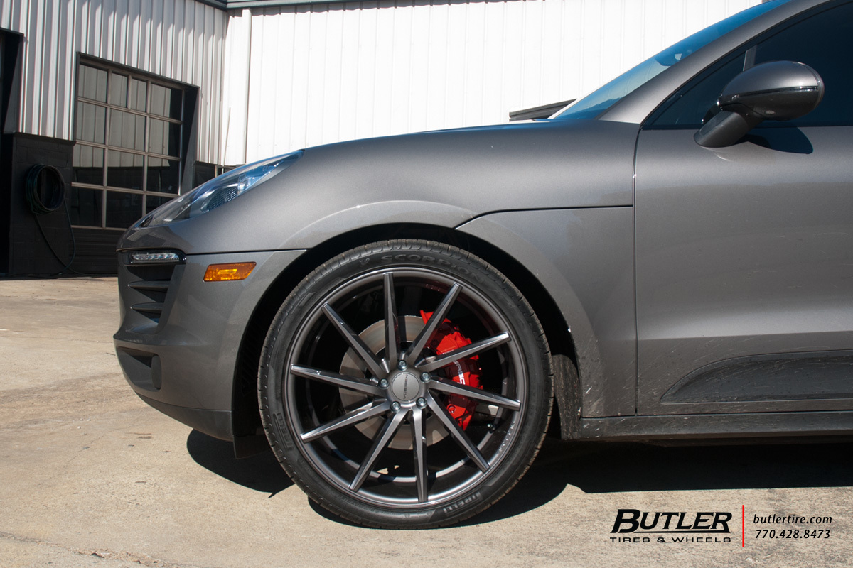 photo 1 Porsche Macan custom wheels Vossen CVT 22x, ET , tire size X R22. x ET 