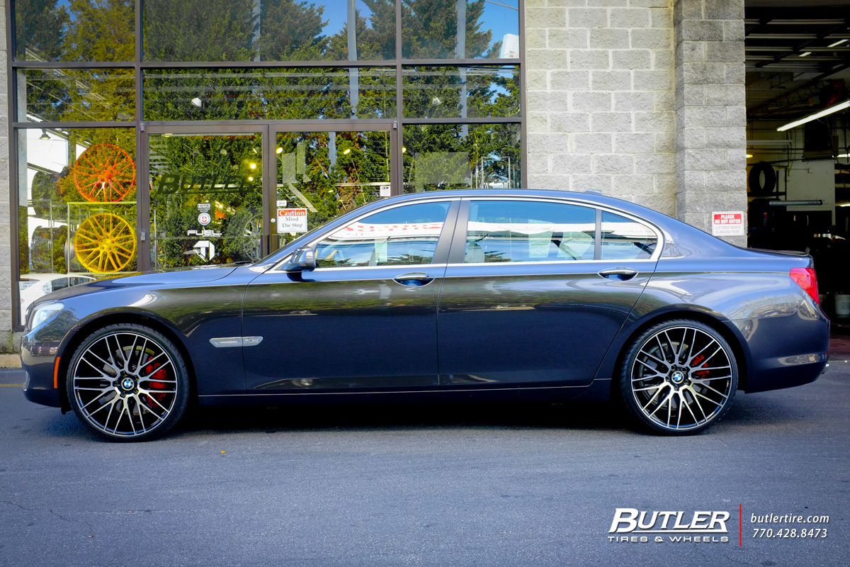 photo 2 BMW 740 custom wheels Savini BM13 22x, ET , tire size X R22. x ET 