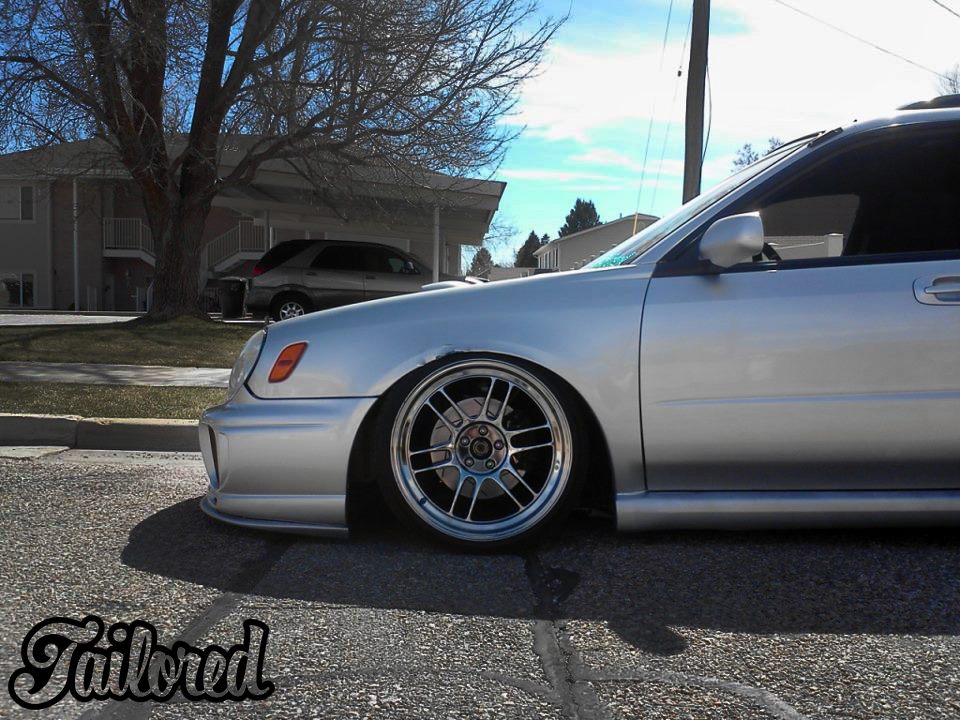 photo 2 Subaru Impreza WRX custom wheels Enkei Rpf-1 18x9.5, ET +11, tire size 215/35 R18. 18x9.5 ET+6 