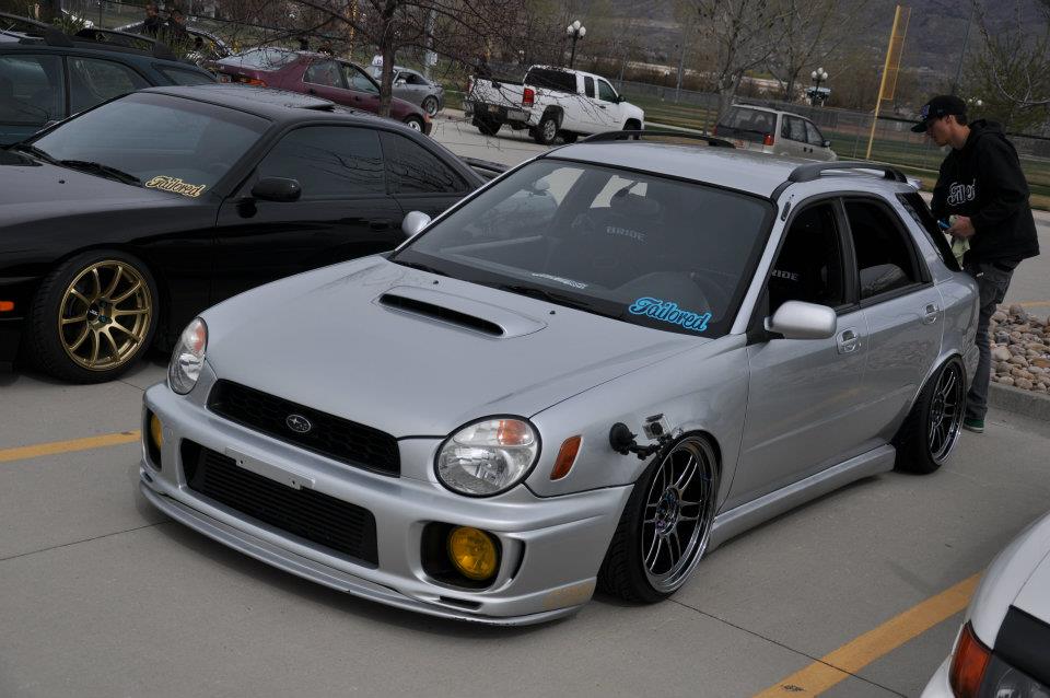photo 3 Subaru Impreza WRX custom wheels Enkei Rpf-1 18x9.5, ET +11, tire size 215/35 R18. 18x9.5 ET+6 