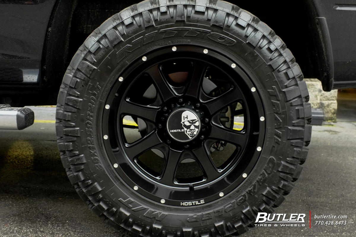 photo 1 RAM 3500 custom wheels Hostile Exile 20x, ET , tire size X R20. x ET 