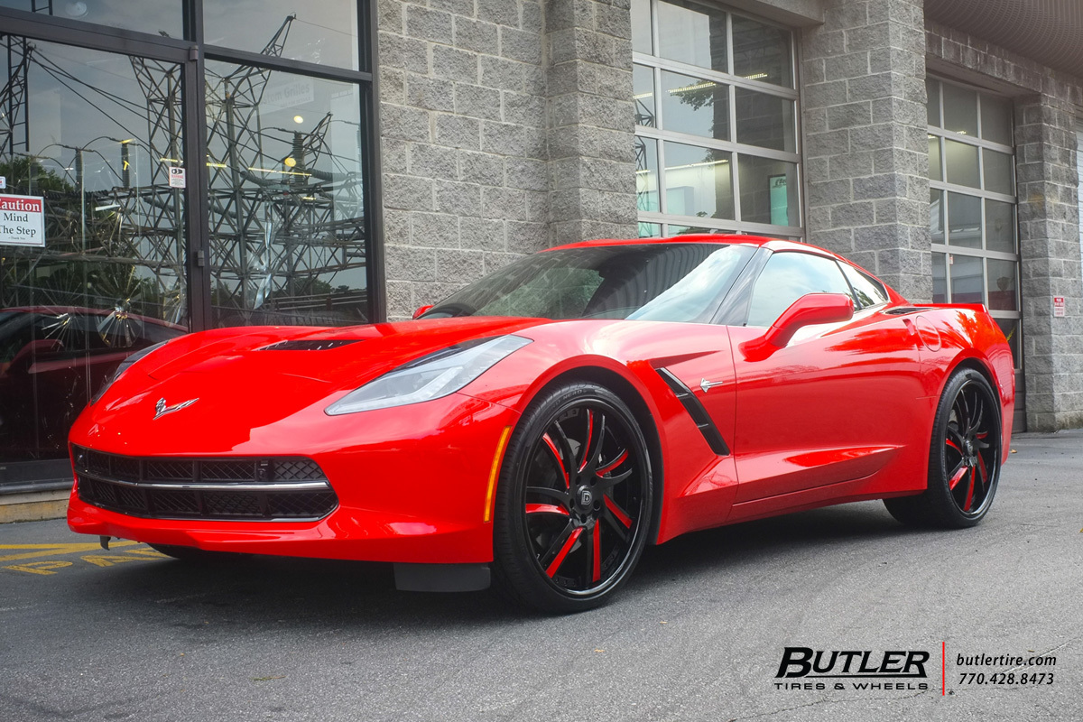 photo 1 Chevrolet Corvette custom wheels Lexani LF736 22x, ET , tire size X R22. x ET 