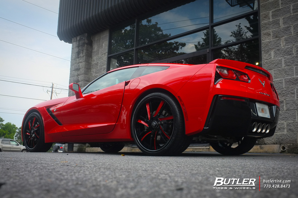 photo 3 Chevrolet Corvette custom wheels Lexani LF736 22x, ET , tire size X R22. x ET 