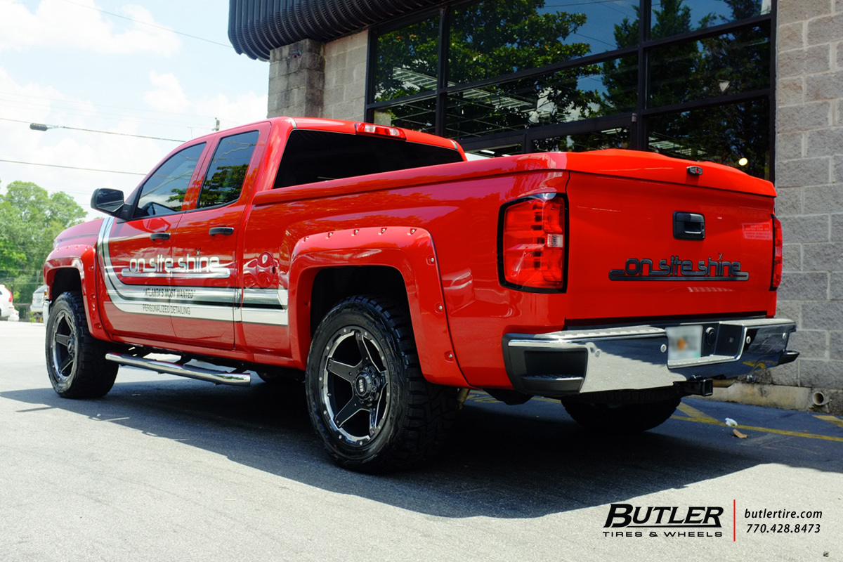 photo 2 Chevrolet Silverado 2500HD custom wheels Grid Off-Road GD4 20x, ET , tire size X R20. x ET 