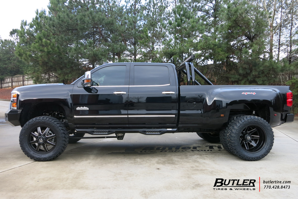photo 5 Chevrolet Silverado 3500HD custom wheels Fuel Maverick 22x, ET , tire size X R22. x ET 