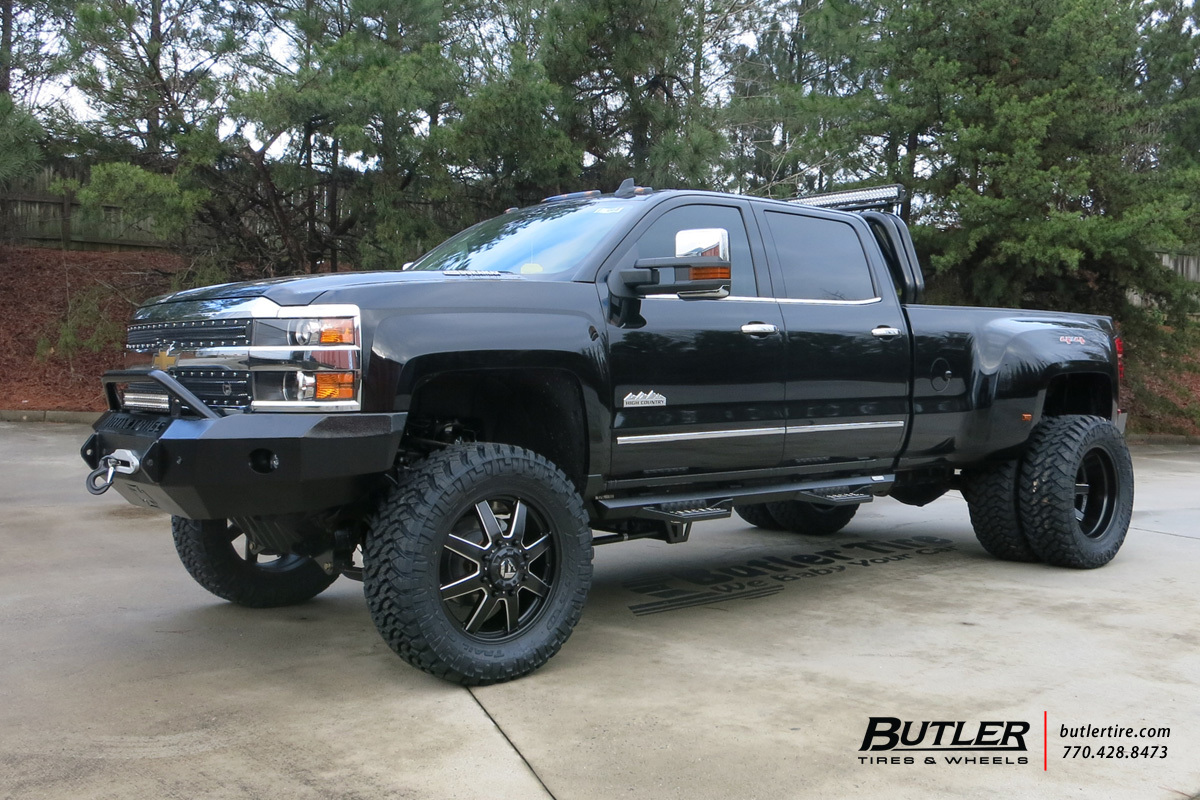 photo 6 Chevrolet Silverado 3500HD custom wheels Fuel Maverick 22x, ET , tire size X R22. x ET 