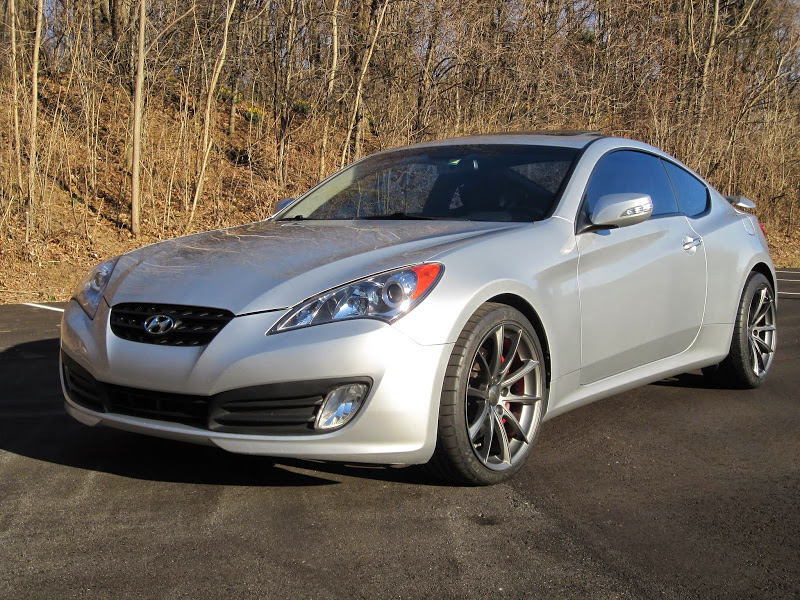 photo 1 Hyundai Genesis Coupe custom wheels Ace Alloy Convex 19x8.5, ET +20, tire size 245/35 R19. 19x10.0 ET+29 275/35 R19
