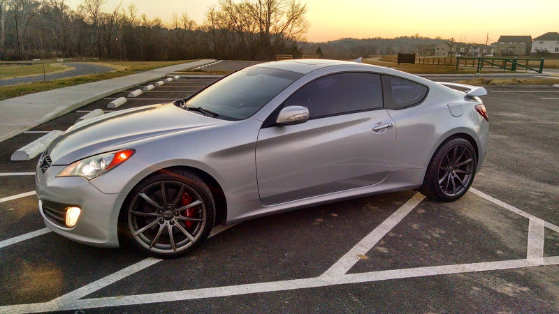 photo 4 Hyundai Genesis Coupe custom wheels Ace Alloy Convex 19x8.5, ET +20, tire size 245/35 R19. 19x10.0 ET+29 275/35 R19