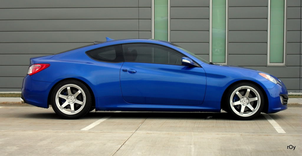 photo 1 Hyundai Genesis Coupe custom wheels   18x9.0, ET , tire size 245/40 R18. 18x9.5 ET 275/40 R18