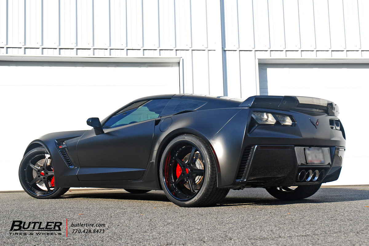 photo 2 Chevrolet Corvette custom wheels Forgiato Quinto 21x, ET , tire size X R21. x ET 