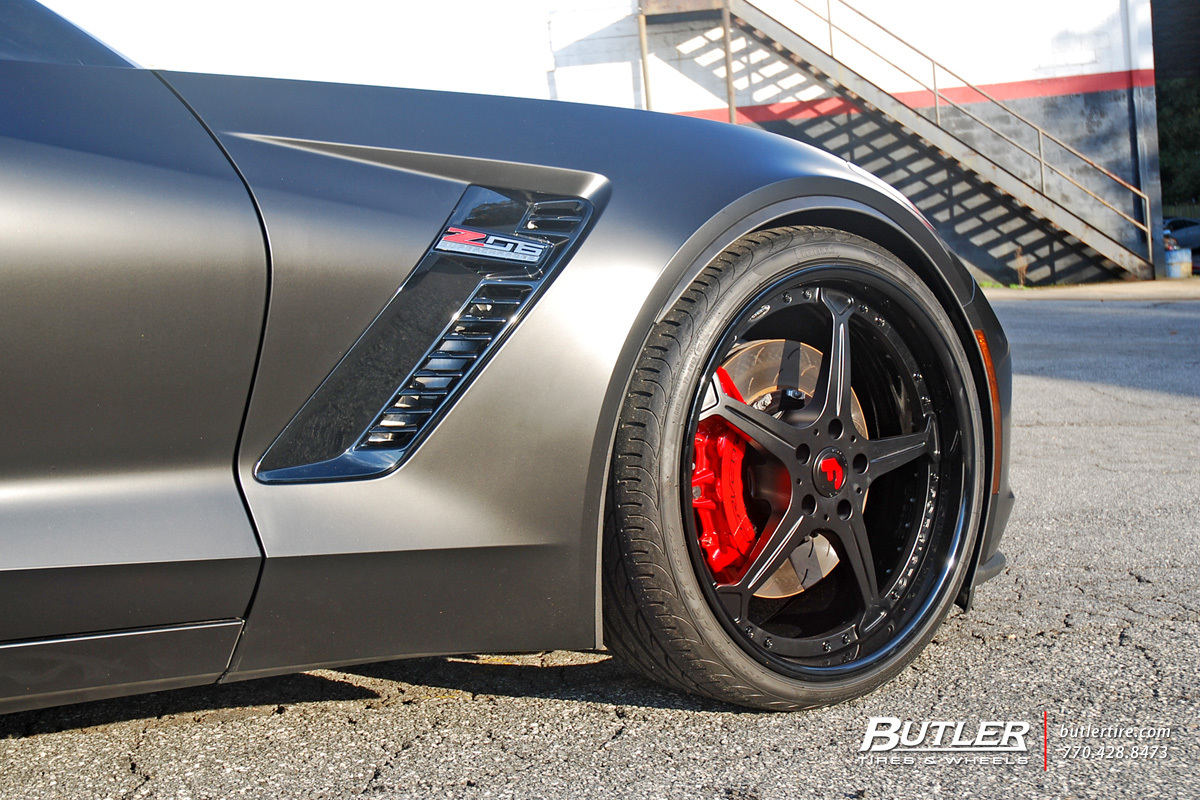 photo 1 Chevrolet Corvette custom wheels Forgiato Quinto 21x, ET , tire size X R21. x ET 
