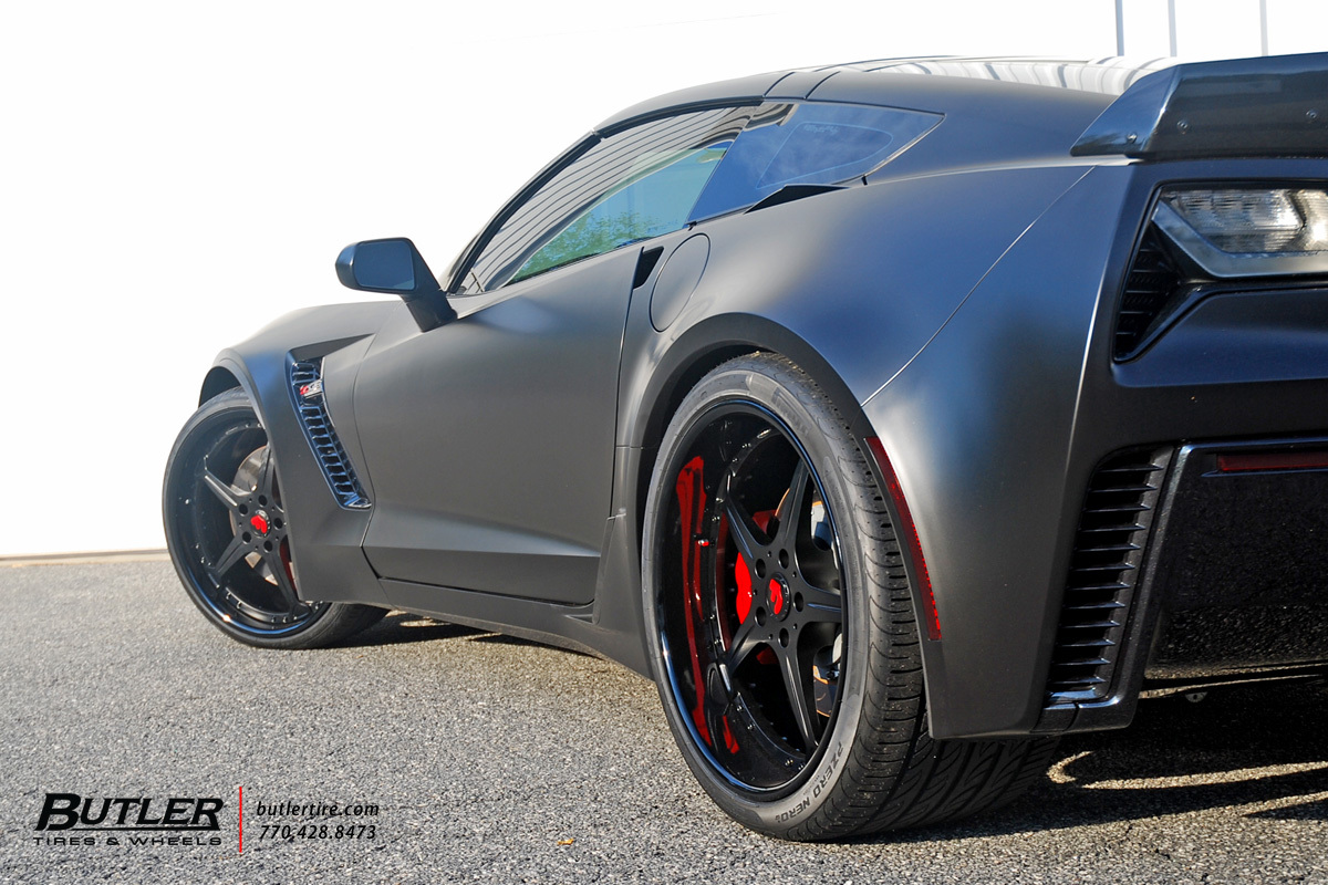 photo 5 Chevrolet Corvette custom wheels Forgiato Quinto 21x, ET , tire size X R21. x ET 
