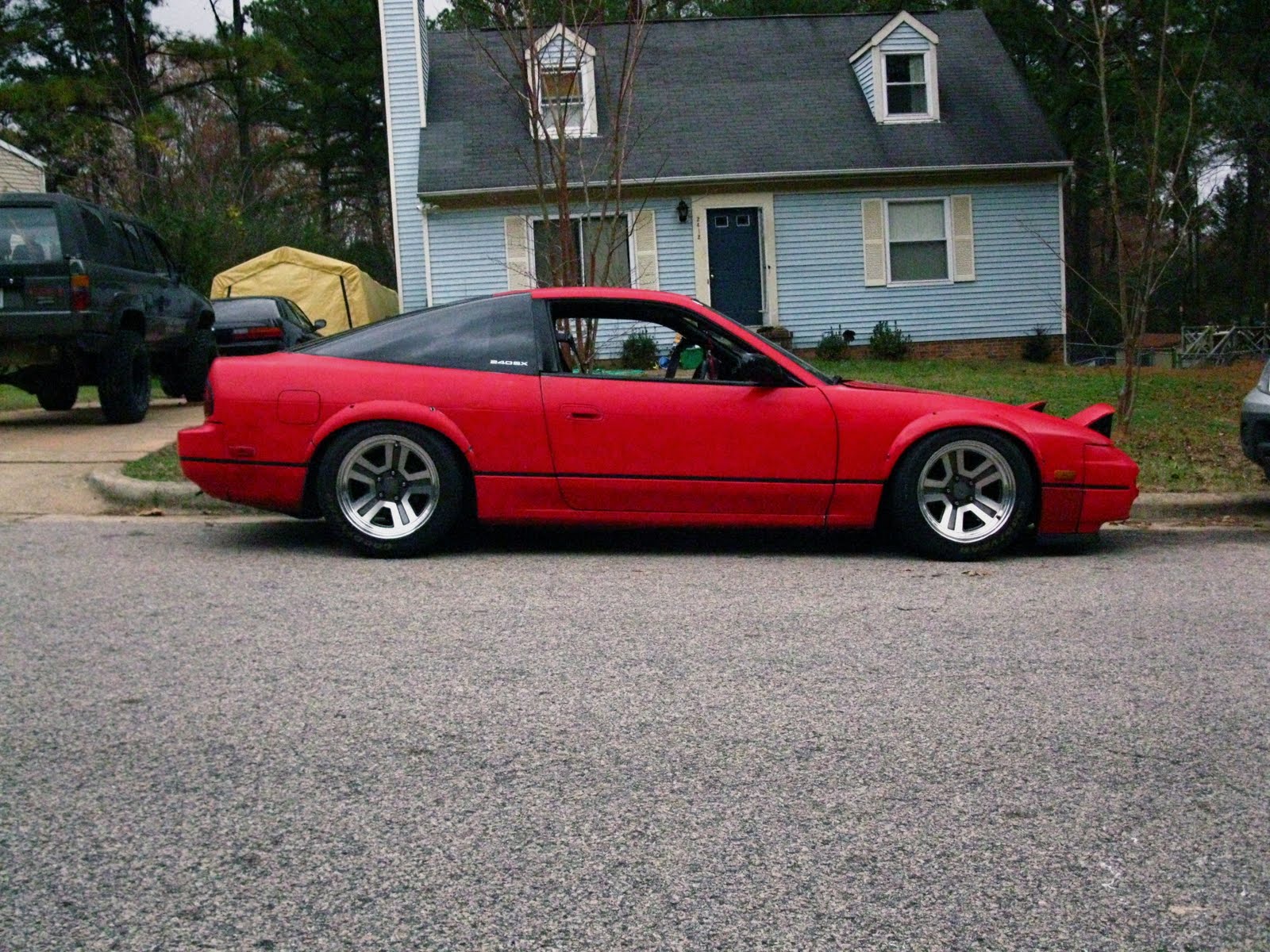 photo 1 Nissan S13 custom wheels Mitsubishi Starion SHP Rear 16x9.0, ET -21, tire size 245/45 R16. 16x9.0 ET0 