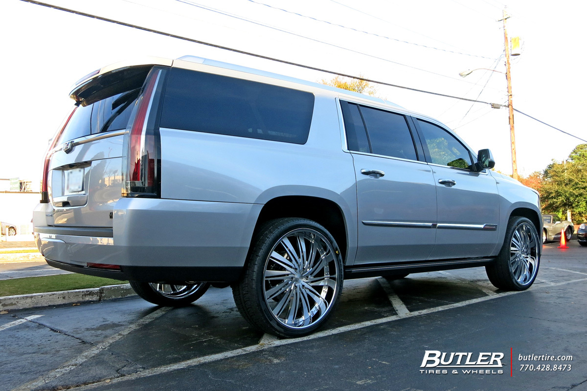 photo 2 Cadillac Escalade ESV custom wheels DUB Statica 26x, ET , tire size X R26. x ET 