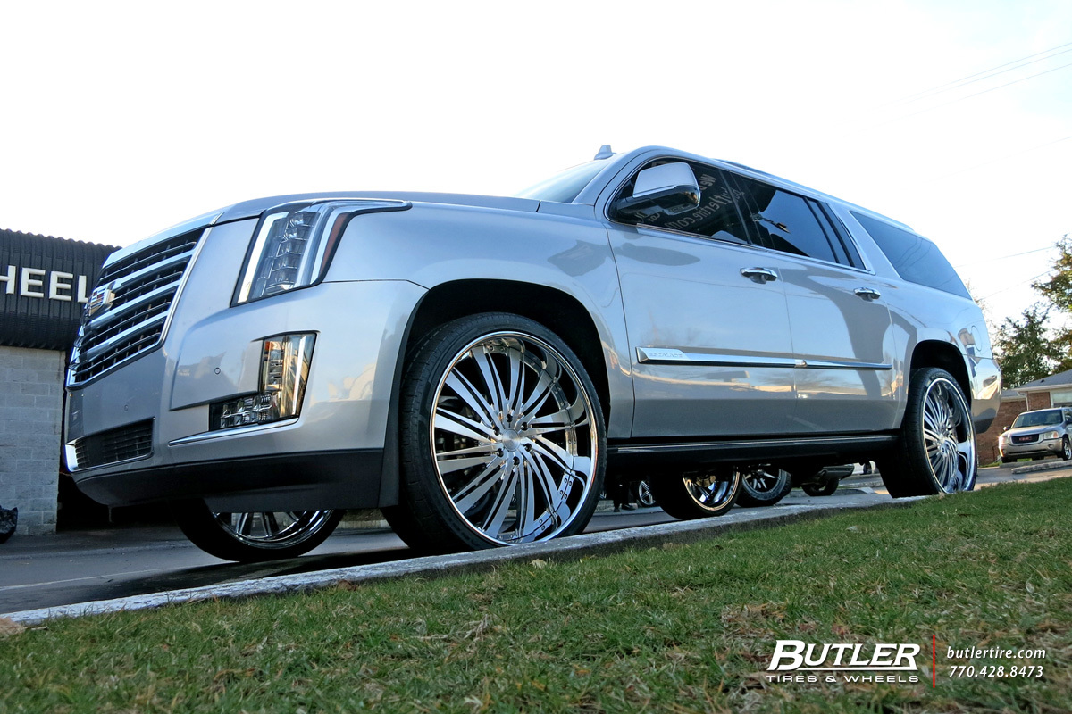 photo 1 Cadillac Escalade ESV custom wheels DUB Statica 26x, ET , tire size X R26. x ET 