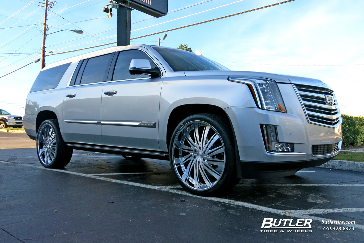 photo 4 Cadillac Escalade ESV custom wheels DUB Statica 26x, ET , tire size X R26. x ET 