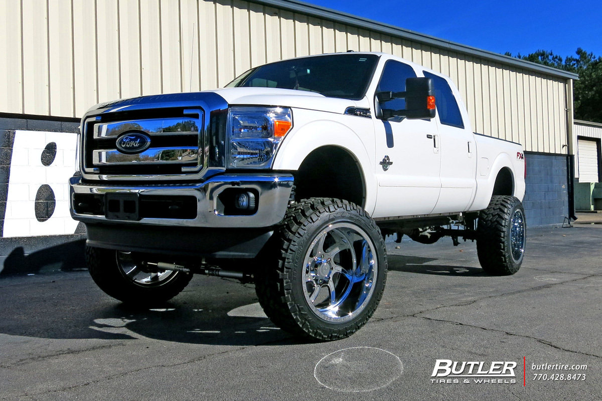 photo 1 Ford F-350 custom wheels Forgiato Azioni 24x, ET , tire size X R24. x ET 