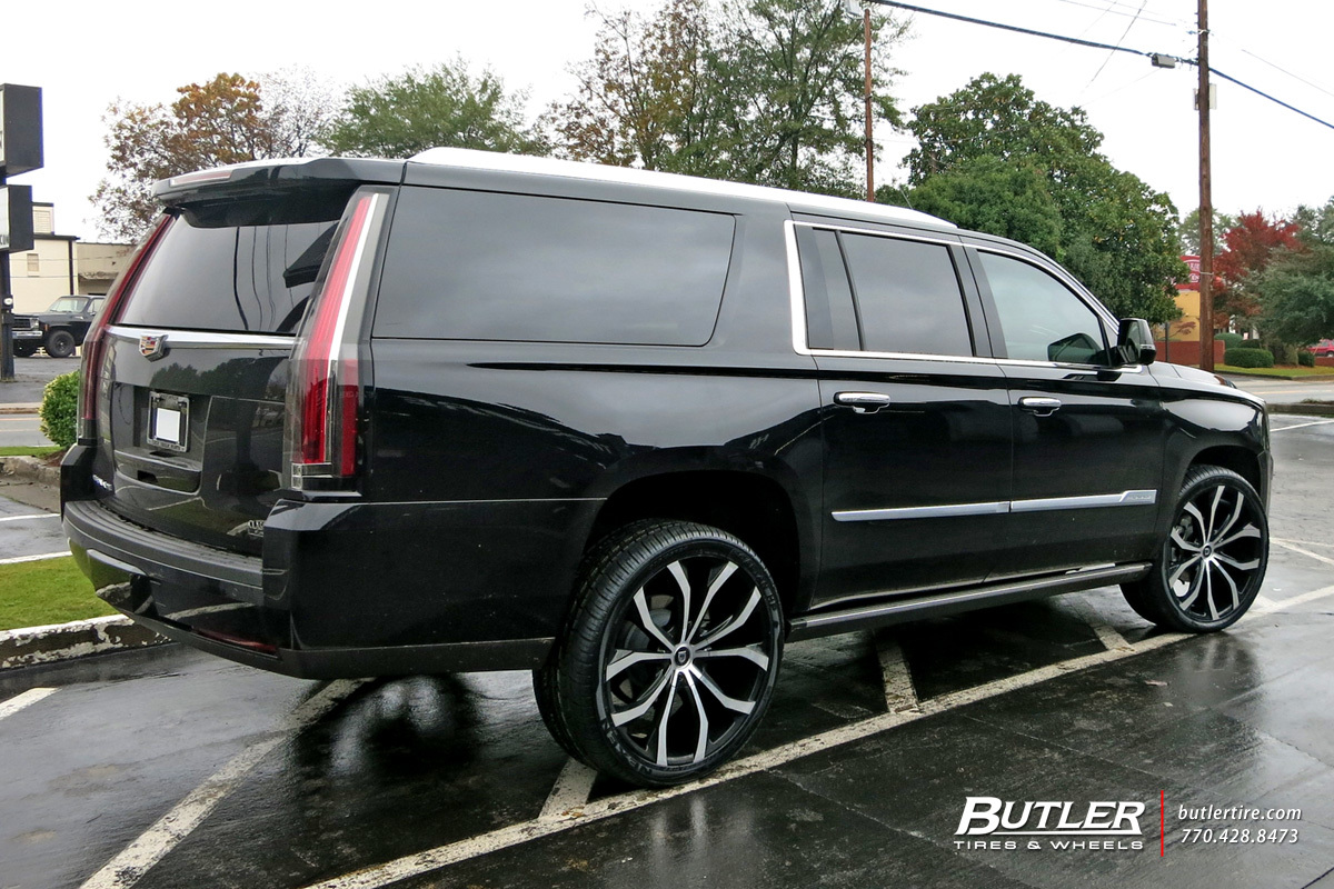 photo 4 Cadillac Escalade ESV custom wheels Lexani Lust 24x, ET , tire size X R24. x ET 