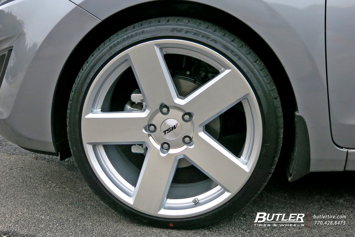photo 1 Hyundai Elantra GT custom wheels TSW Bristol 19x, ET , tire size X R19. x ET 