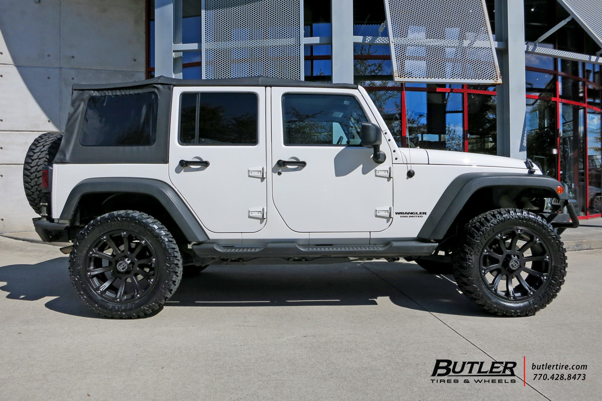 photo 3 Jeep Wrangler Unlimited custom wheels Black Rhino Sidewinder 20x, ET , tire size X R20. x ET