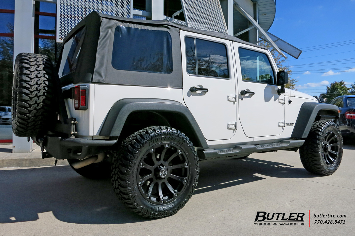 photo 2 Jeep Wrangler Unlimited custom wheels Black Rhino Sidewinder 20x, ET , tire size X R20. x ET
