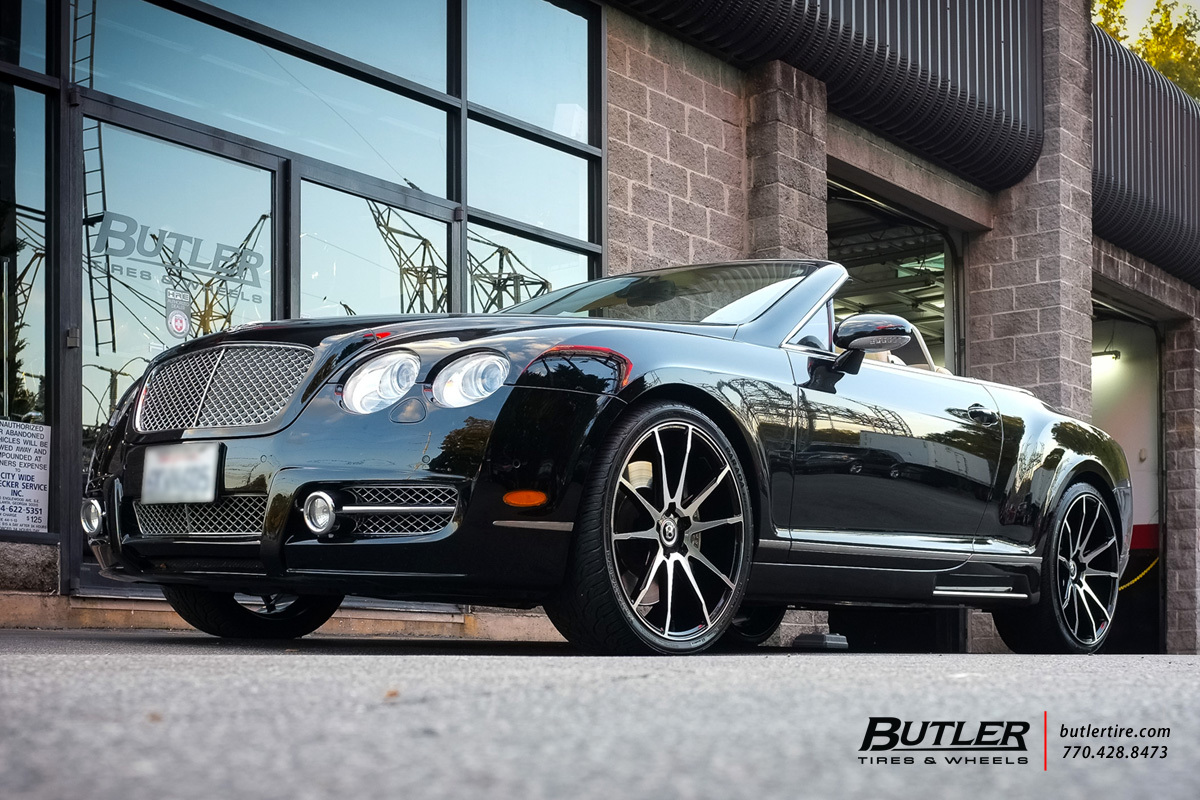 photo 2 Bentley Continental GTC custom wheels Savini BM12 22x, ET , tire size X R22. x ET 