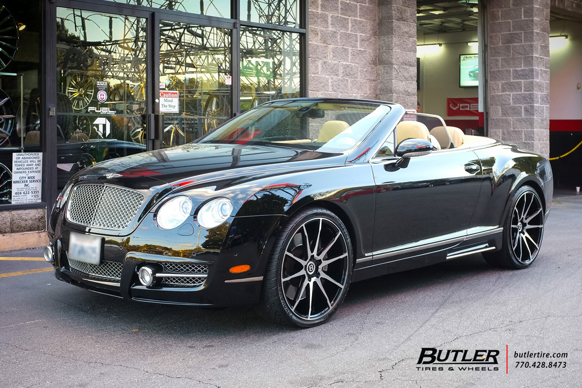 photo 4 Bentley Continental GTC custom wheels Savini BM12 22x, ET , tire size X R22. x ET 