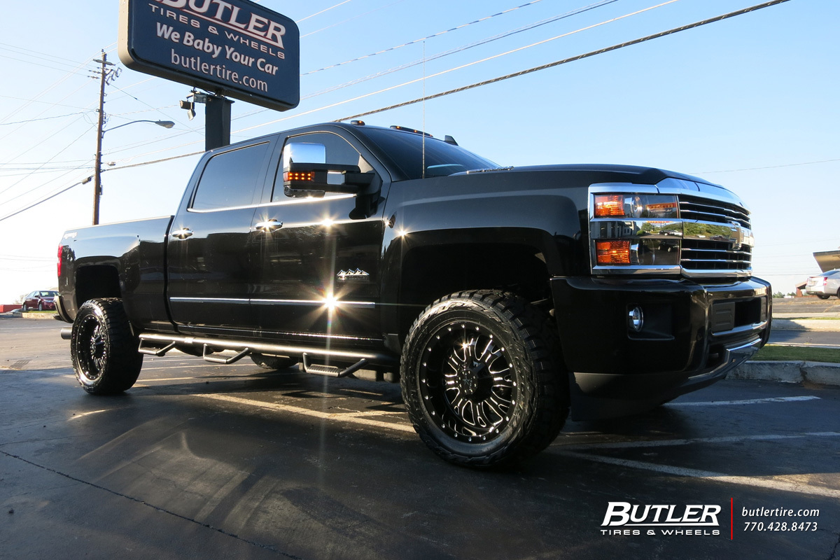photo 4 Chevrolet Silverado 2500HD custom wheels RBP Assassin 20x, ET , tire size X R20. x ET 