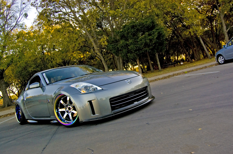 photo 3 Nissan 350Z custom wheels Rays Engineering Gram Lights 57S-Pro 19x9.5, ET -6, tire size 215/35 R19. 19x10.0 ET-15 235/35 R19
