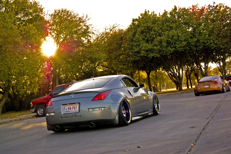 photo 4 Nissan 350Z custom wheels Rays Engineering Gram Lights 57S-Pro 19x9.5, ET -6, tire size 215/35 R19. 19x10.0 ET-15 235/35 R19