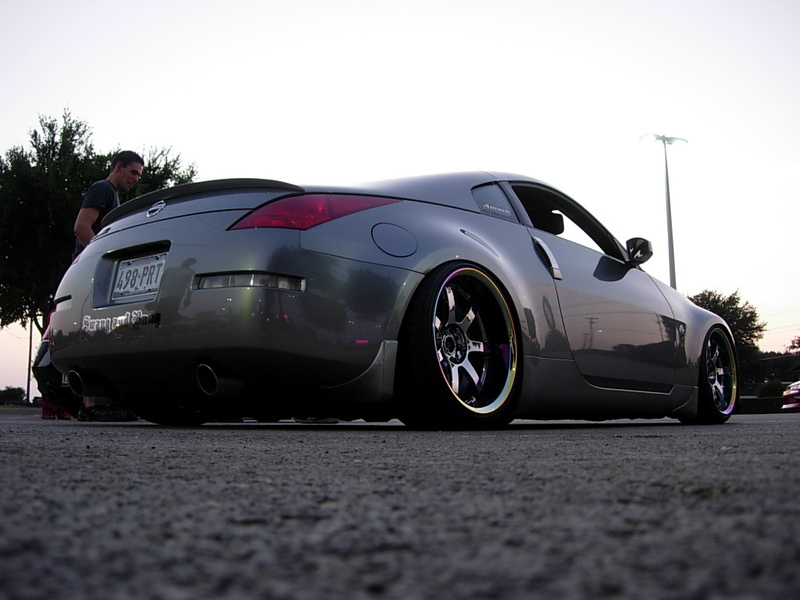 photo 12 Nissan 350Z custom wheels Rays Engineering Gram Lights 57S-Pro 19x9.5, ET -6, tire size 215/35 R19. 19x10.0 ET-15 235/35 R19
