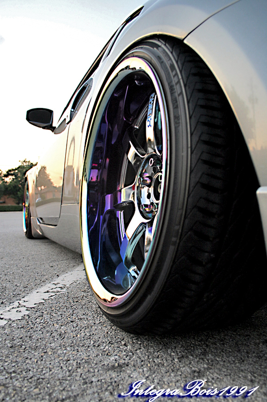 photo 14 Nissan 350Z custom wheels Rays Engineering Gram Lights 57S-Pro 19x9.5, ET -6, tire size 215/35 R19. 19x10.0 ET-15 235/35 R19