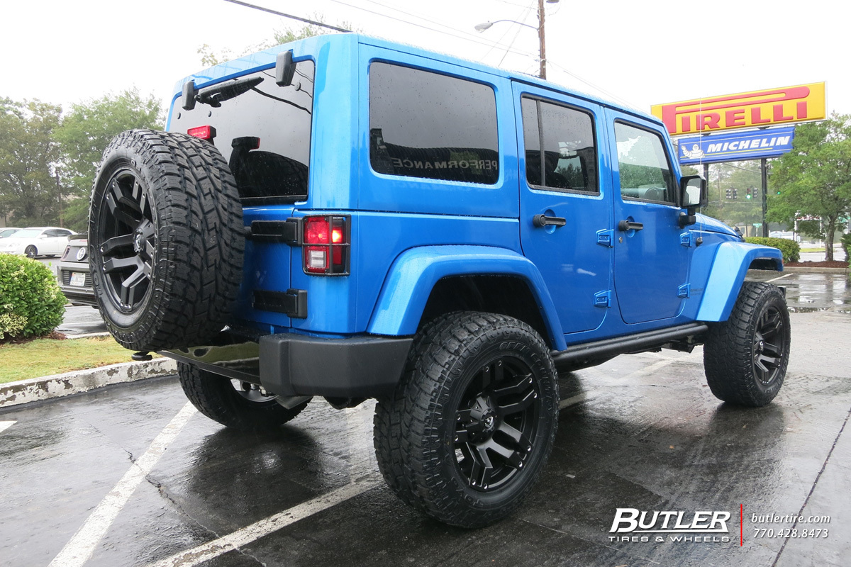photo 2 Jeep Wrangler Unlimited custom wheels Fuel Pump 20x, ET , tire size X R20. x ET 