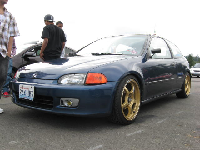 photo 1 Honda Civic custom wheels Rays Gram Lights 17x7.5, ET +40, tire size 205/40 R17. x ET 