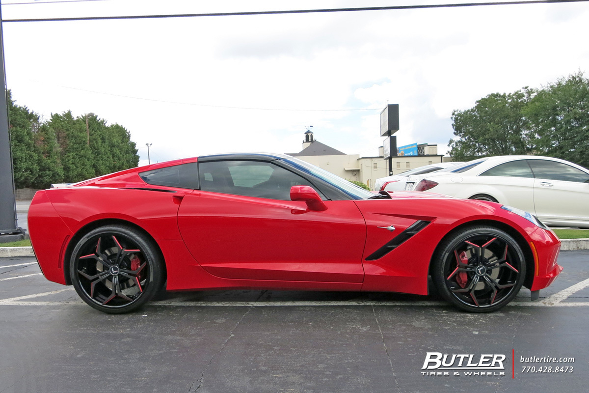 photo 3 Chevrolet Corvette custom wheels Vellano VCX 21x, ET , tire size X R21. x ET 